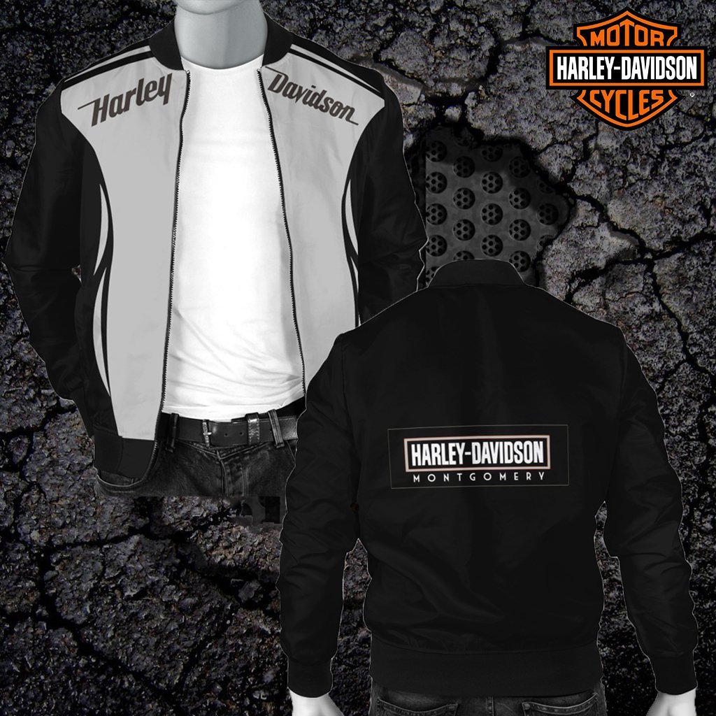 Harley Davidson bomber jacket 1 - CreatedOnSun
