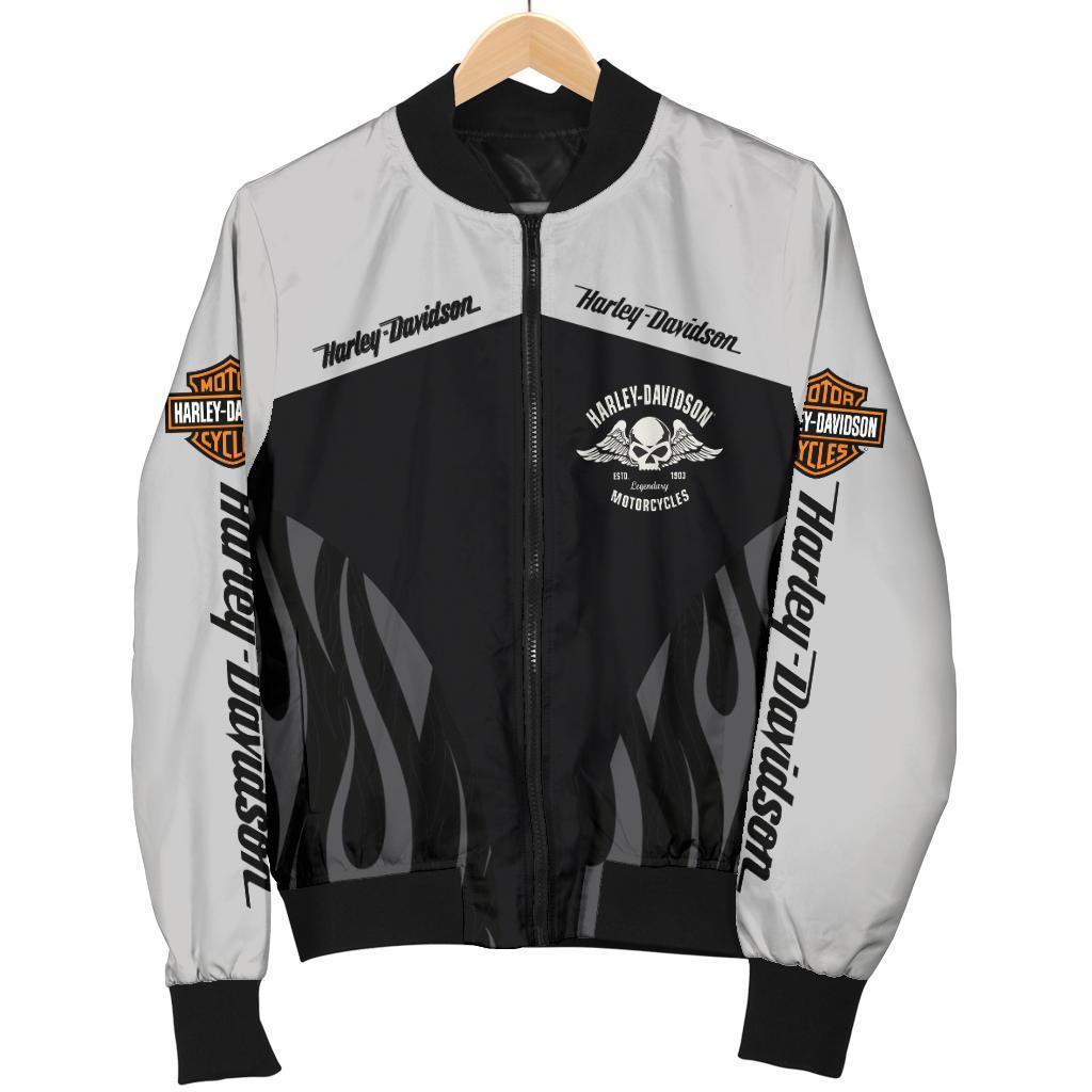 Harley Davidson bomber jacket - CreatedOnSun