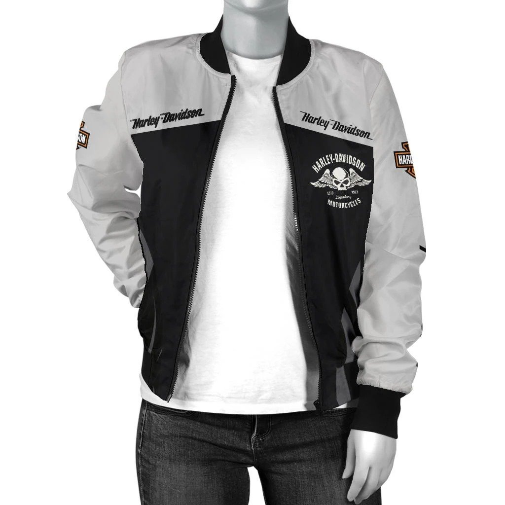 Harley Davidson bomber jacket - CreatedOnSun