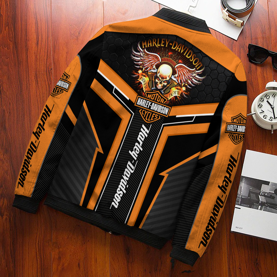 Harley Davidson Bomber Jacket VD040 - CreatedOnSun