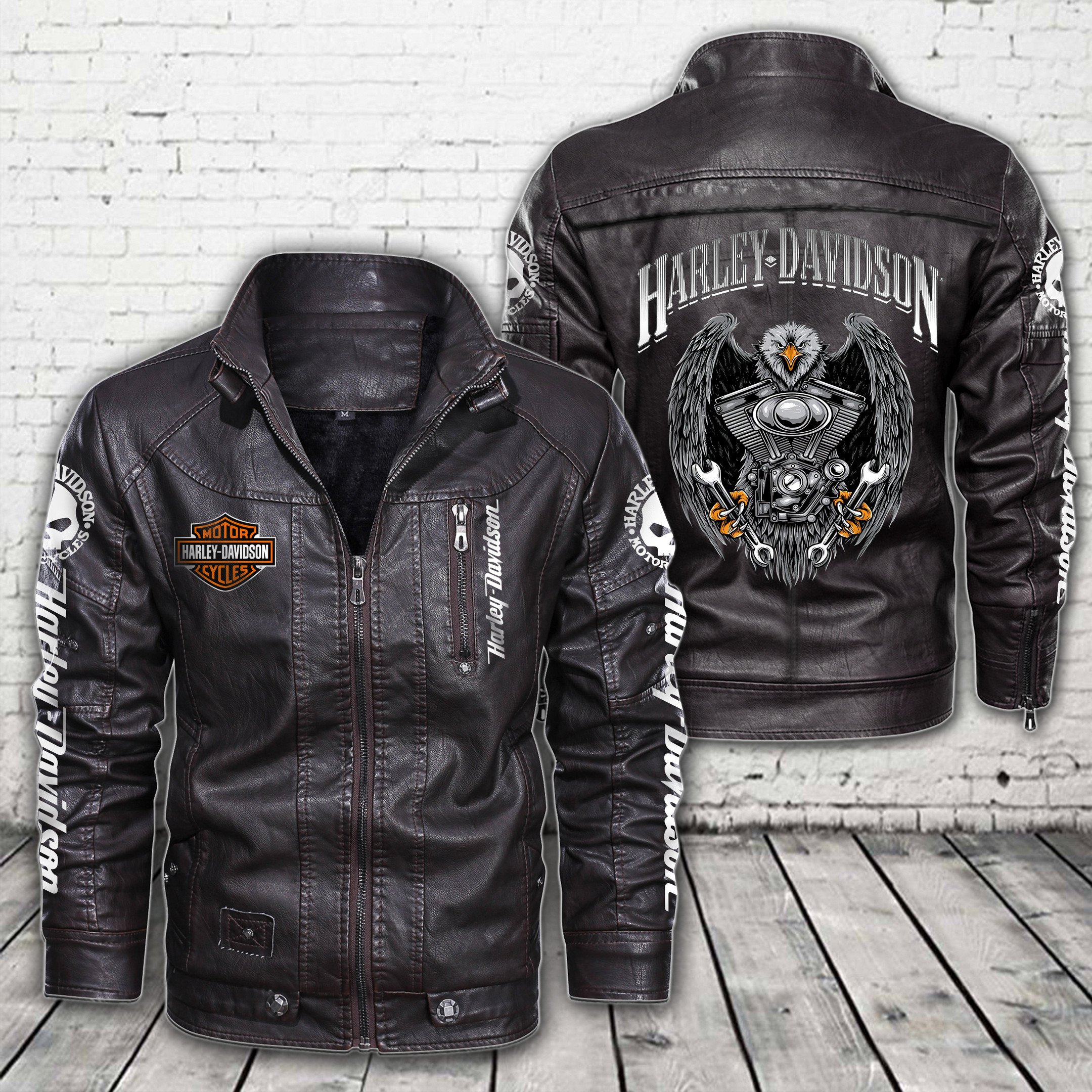 Harley Davidson Leather Jacket VD01 – CreatedOnSun