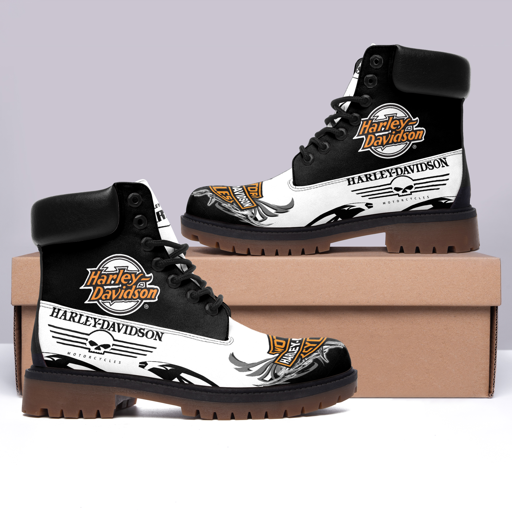 Harley Davidson Timberland Boots 11 - CreatedOnSun