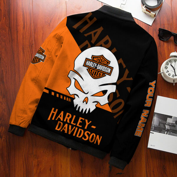 Harley Davidson Custom 3D Printed Bomber Jacket VD309 - CreatedOnSun